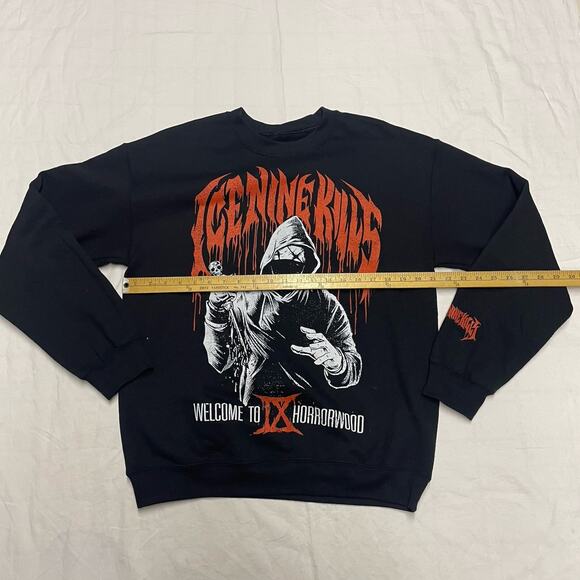 Ice Nine Kills Welcome To Horrorwood Crew Neck Sweatshirt Men’s Size L - Picture 7 of 7